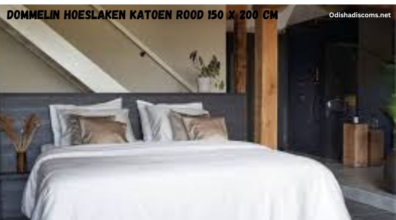 Transform Your Sleep Space with Dommelin Hoeslaken Katoen Rood 150 x 200 cm